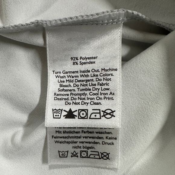 Eddie Bauer Womens Small Gray Dress Halter Polyester Spandex - Picture 7 of 8